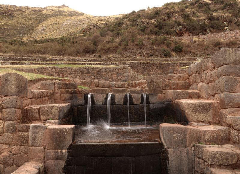 water fountains of tipon get in peru