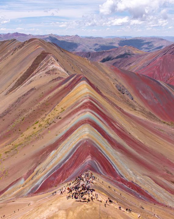 Montana de colores Vinicunca get in peru